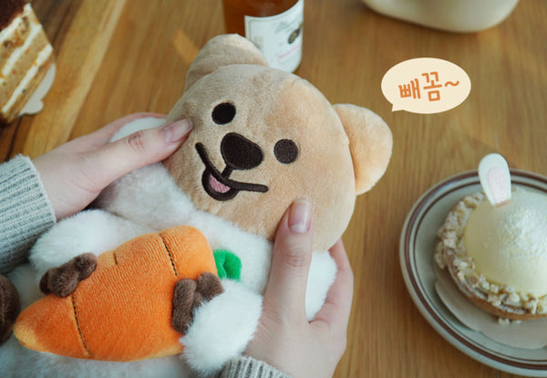 [YOUNG FOREST] Carrot Quokka Plush Doll