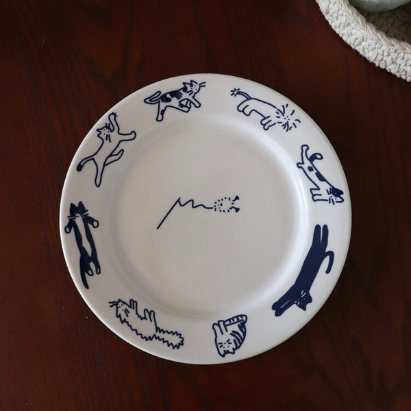 [hozumi] Cats Plate