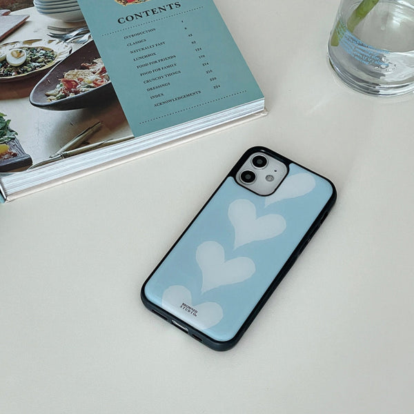 [Browned] Sweet Blue Epoxy Phone Case