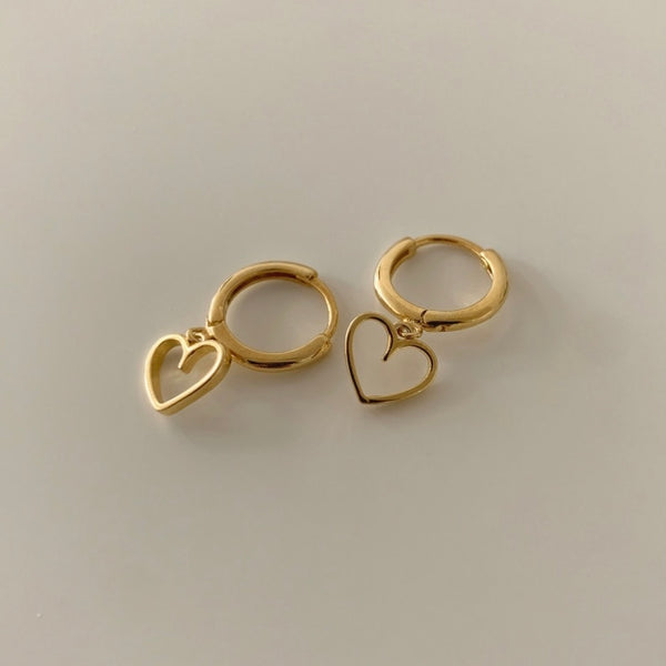 [DUNGEUREON] Lune Heart One Touch Earrings