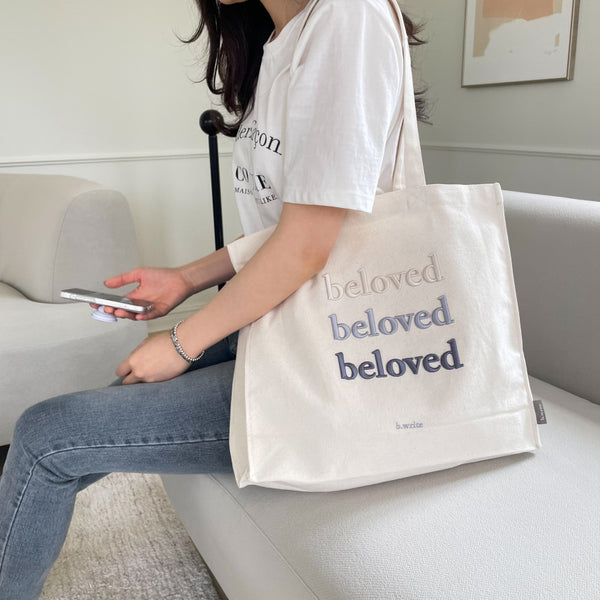 [b.write] Beloved Eco Bag (Blue)