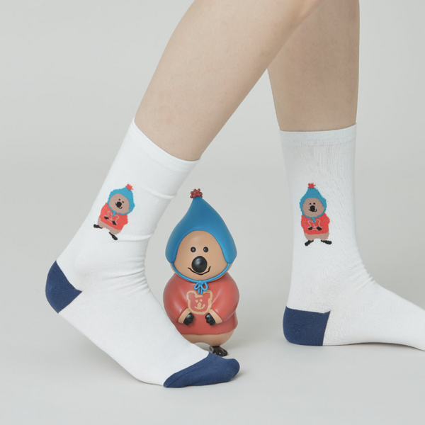 [Dinotaeng] Quokka Trio :: Gatty Single Socks