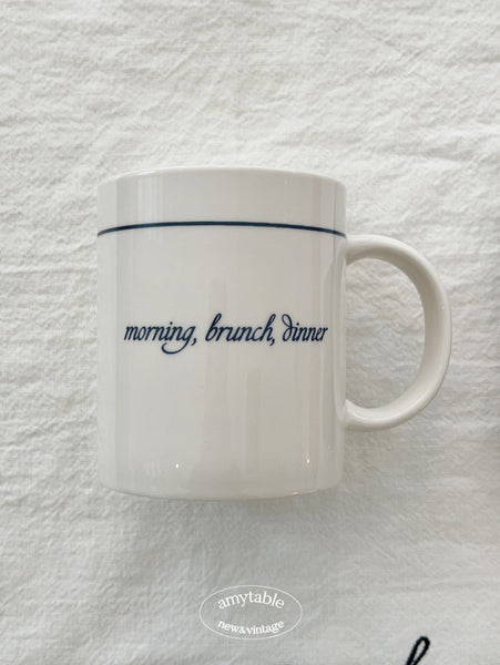 [amytable] Morning, Brunch, Dinner Mug 350ml