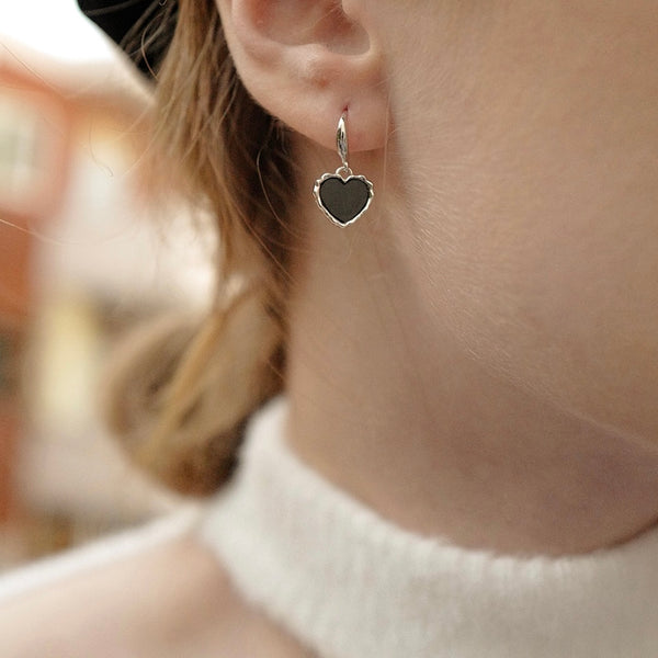 [fi, ore] Love Stone Drop Earring