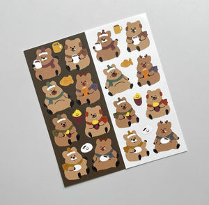 [YOUNG FOREST] YUM Winter Quokka Sticker