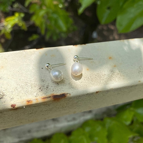 [verte] [925 silver] Deux Silver.126 / Pluie Earring