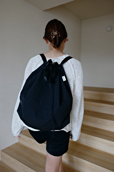 [unfold] String Backpack (Black)