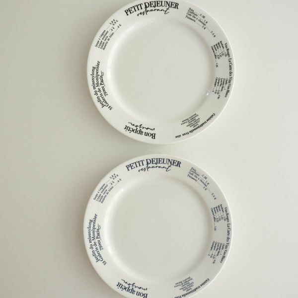 [miss-nylong] Petit Dejeuner Plate