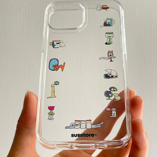 [SUSSTORE] Meow Jelly Hard Case (3Types)