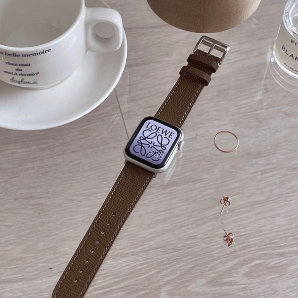 [LE SANS] EPSOM Leather Apple Watch Strap