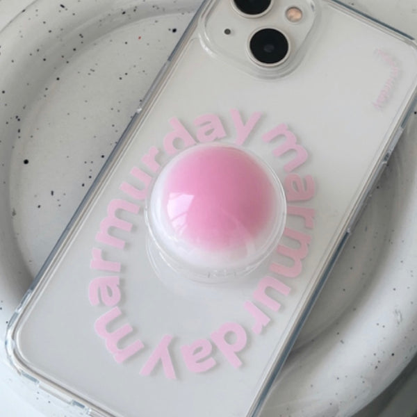 [marmurday] Logo Jelly Hard Case