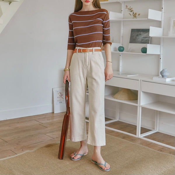 [common unique] Standard Fit Banding Pants