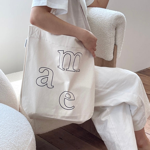[mucu and ebony] m.a.e Logo Bag