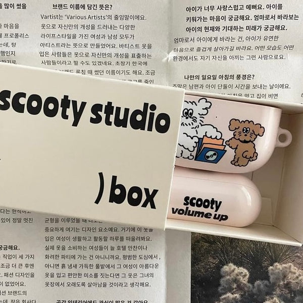 [scooty studio] Scooty Volume Up Airpods Case