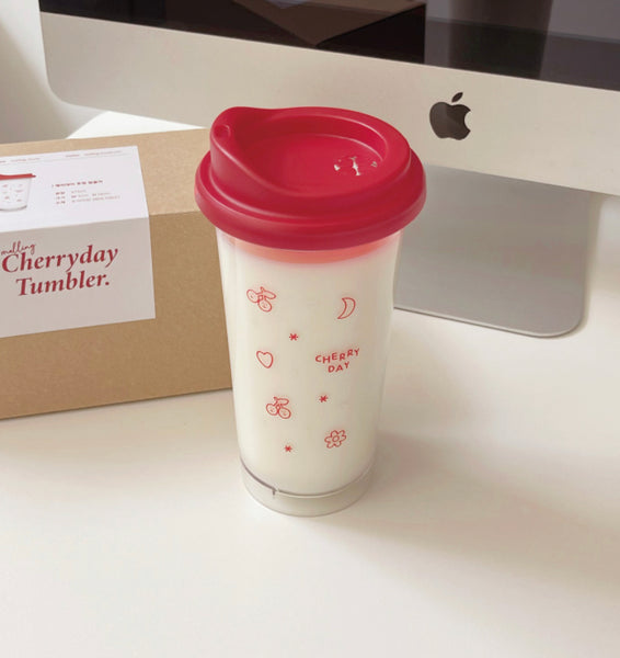 [malling booth] Cherry Day Tumbler 473ml