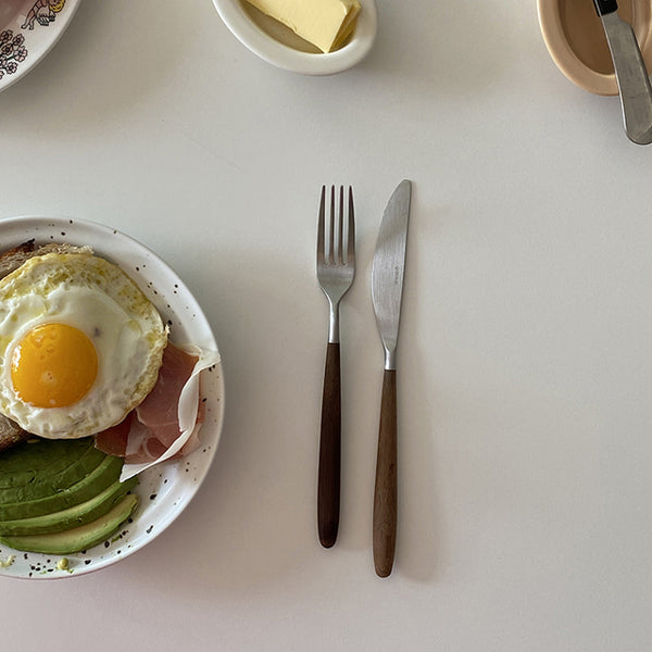 [THE APPLE HOUSE] Maple Wood Cutlery