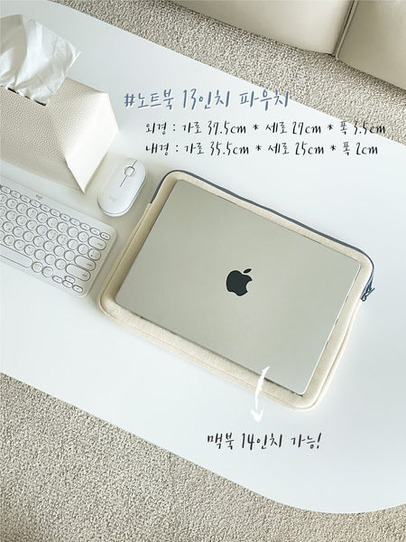 [b.write] Bright Vol.1 Laptop iPad Pouch