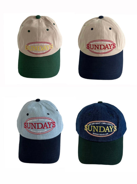 [Forimyme] SUNDAY Vintage Ball Cap