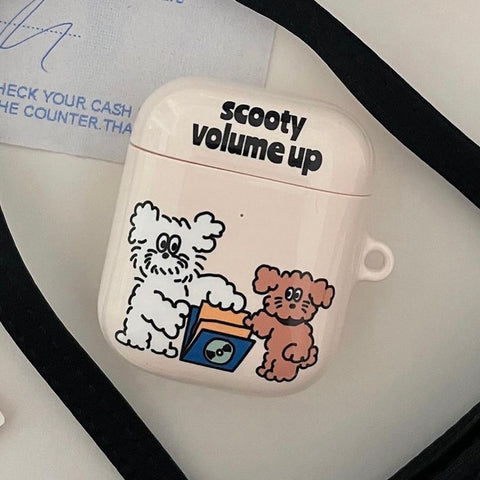 [scooty studio] Scooty Volume Up Airpods Case