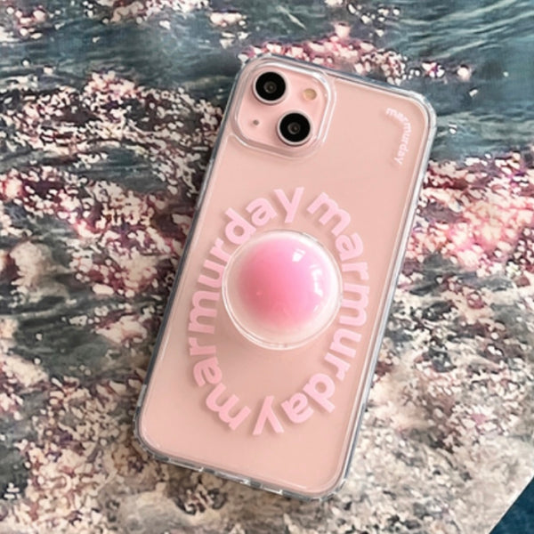 [marmurday] Logo Jelly Hard Case