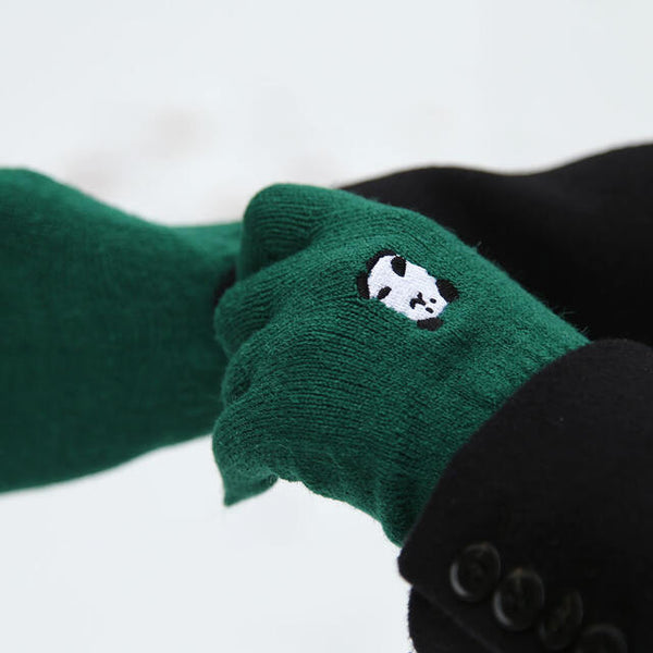 [Dinotaeng] BOBO Hairy Yarn Gloves