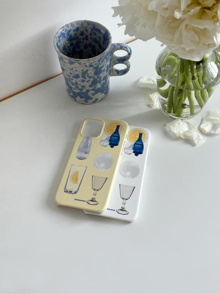 [Mademoment] Lemon Water 디자인 Phone Case