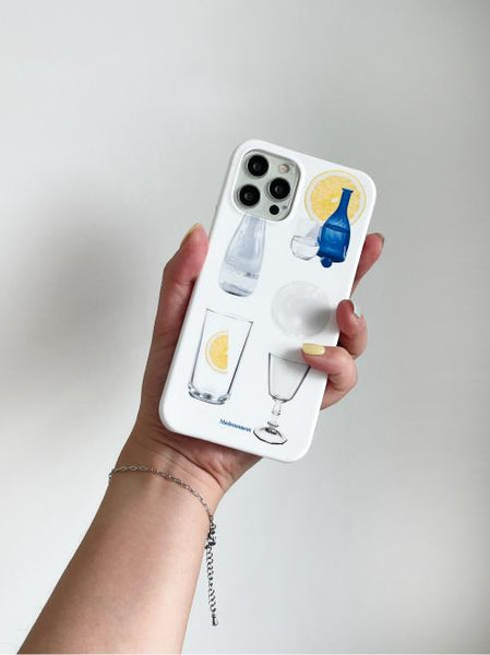 [Mademoment] Lemon Water 디자인 Phone Case