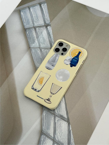 [Mademoment] Lemon Water 디자인 Phone Case