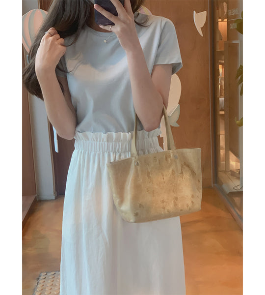 [CHERRYKOKO] Wave Banding Skirt (2 Colors)