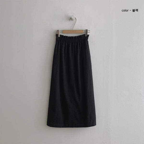 [CHERRYKOKO] Wave Banding Skirt (2 Colors)