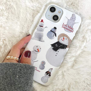 [Mademoment] Make Snowman Design Phone Case