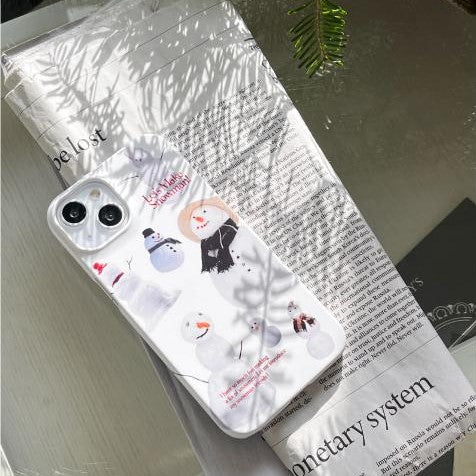 [Mademoment] Make Snowman Design Phone Case