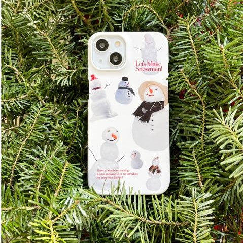 [Mademoment] Make Snowman Design Phone Case