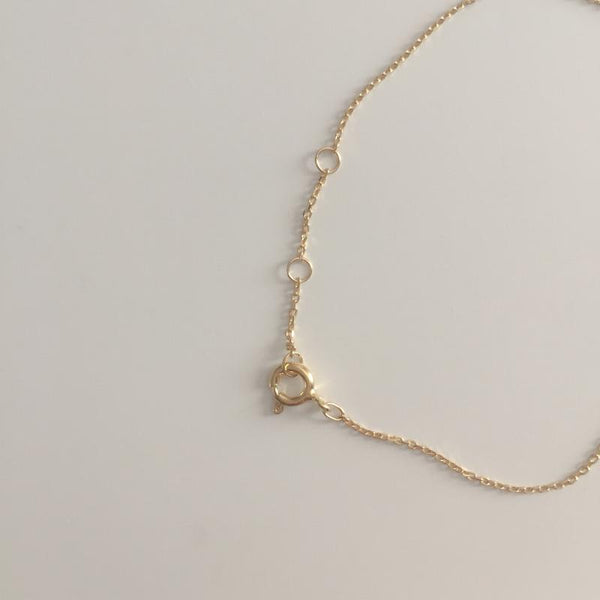 [moat] Mini Cross Necklace (silver925)