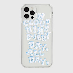 [THENINEMALL] On Cloud Nine Clear Phone Case (3 types)