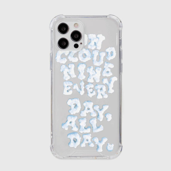 [THENINEMALL] On Cloud Nine Clear Phone Case (3 types)