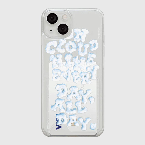 [THENINEMALL] On Cloud Nine Clear Phone Case (3 types)