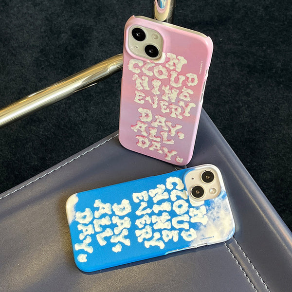 [THENINEMALL] On Cloud Nine Hard Phone Case (2 types)