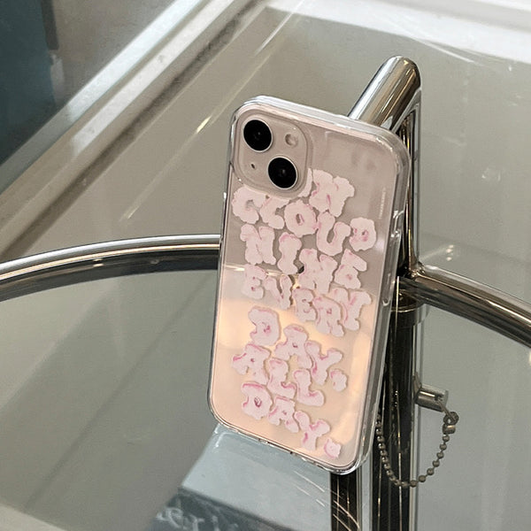 [THENINEMALL] On Cloud Nine Clear Phone Case (3 types)