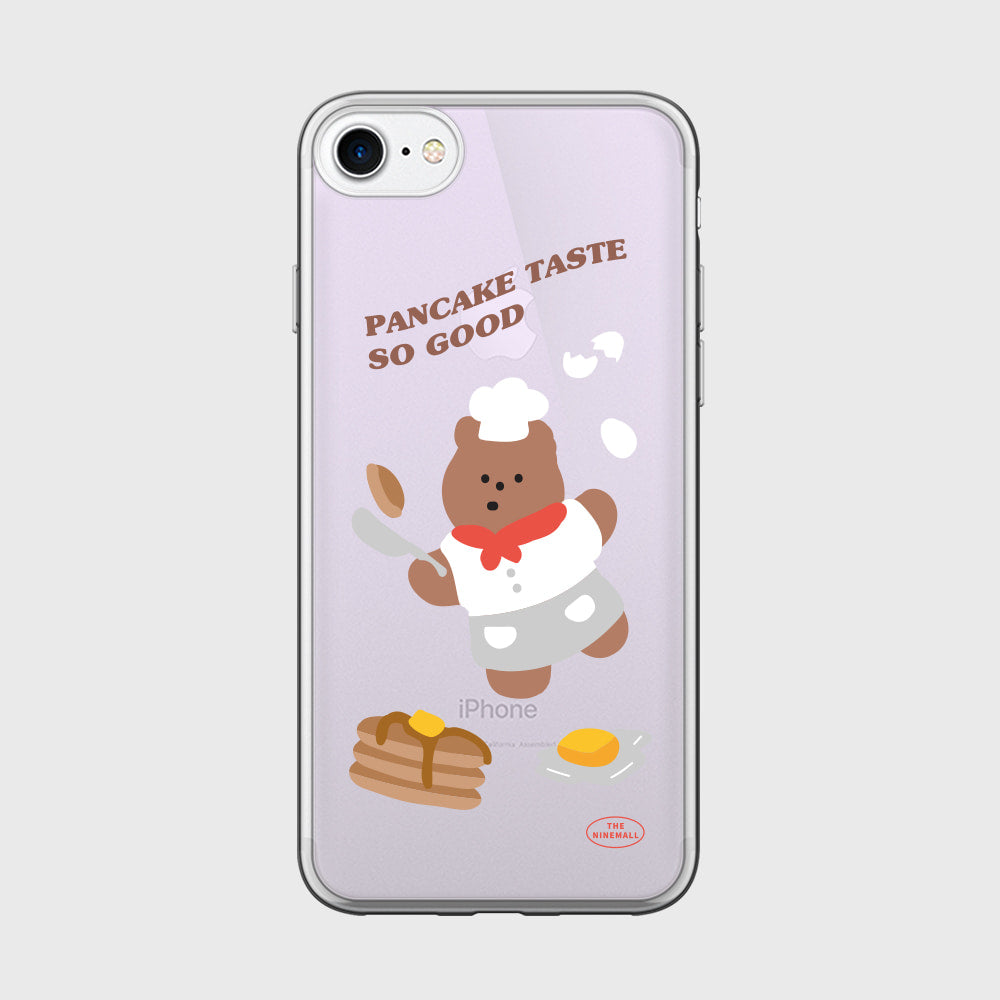 [THENINEMALL] One Gummy Pancake Mirror Phone Case