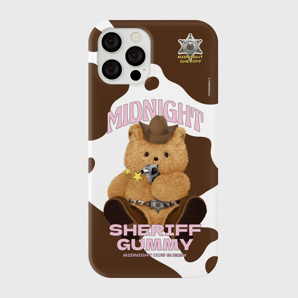 [THENINEMALL] Pattern Cowboy Hard Phone Case (2 types)