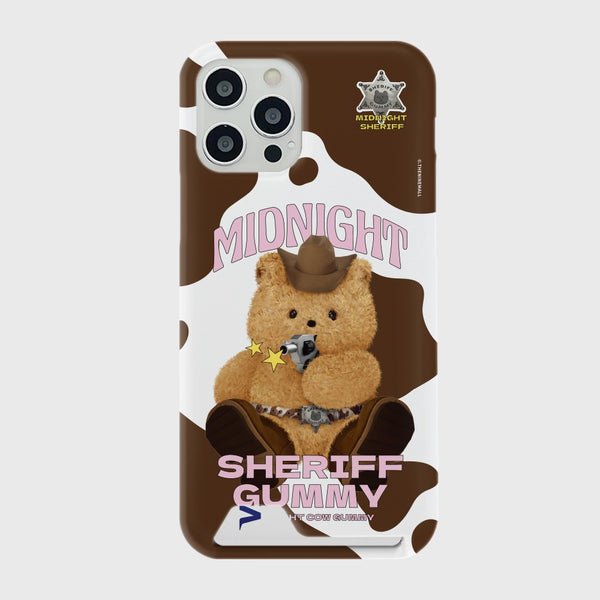 [THENINEMALL] Pattern Cowboy Hard Phone Case (2 types)