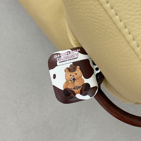 [THENINEMALL] Pattern Cowboy AirPods Hard Case