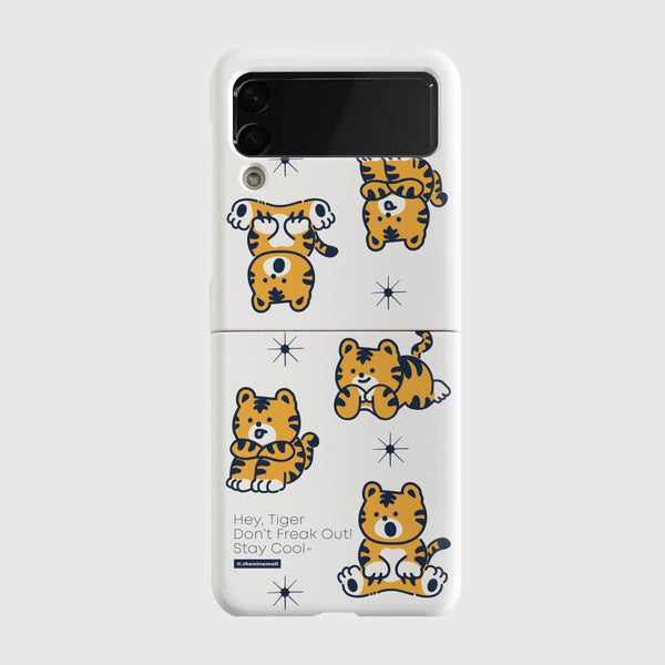 [THENINEMALL] Pattern Hey Tiger Hard Phone Case (3 types)