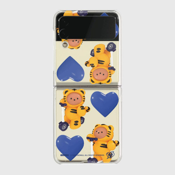 [THENINEMALL] Pattern Speed Love Clear Phone Case (3 types)