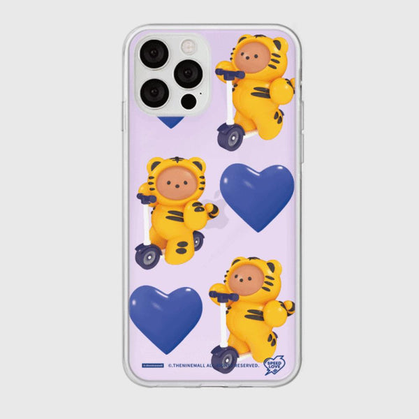 [THENINEMALL] Pattern Speed Love Mirror Phone Case