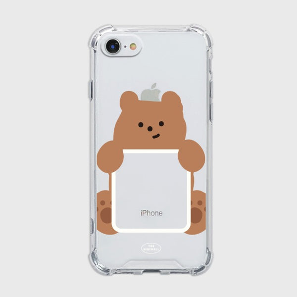 [THENINEMALL] Photo Gummy Clear Phone Case (2 types)