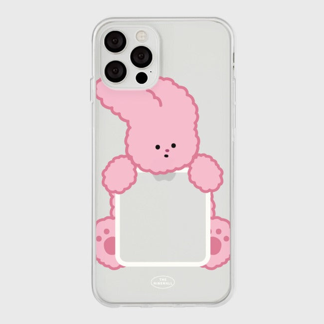 [THENINEMALL] Photo Windy Clear Phone Case (2 types)