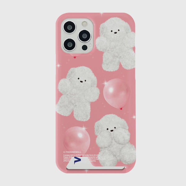 [THENINEMALL] Pink Balloon Hard Phone Case (3 types)