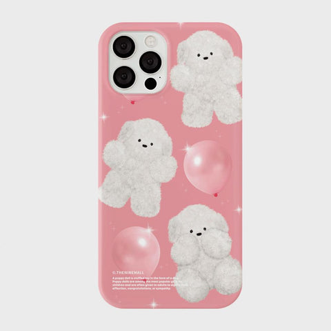 [THENINEMALL] Pink Balloon Hard Phone Case (3 types)